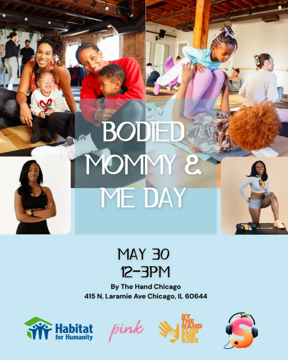 Flyer for Bodied Mommy & Me Day