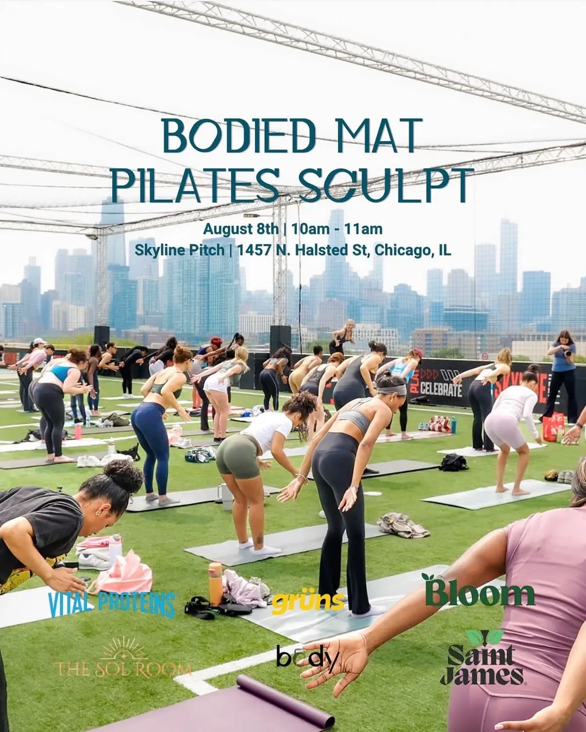 Flyer for Bodied Mat Pilates Sculpt
